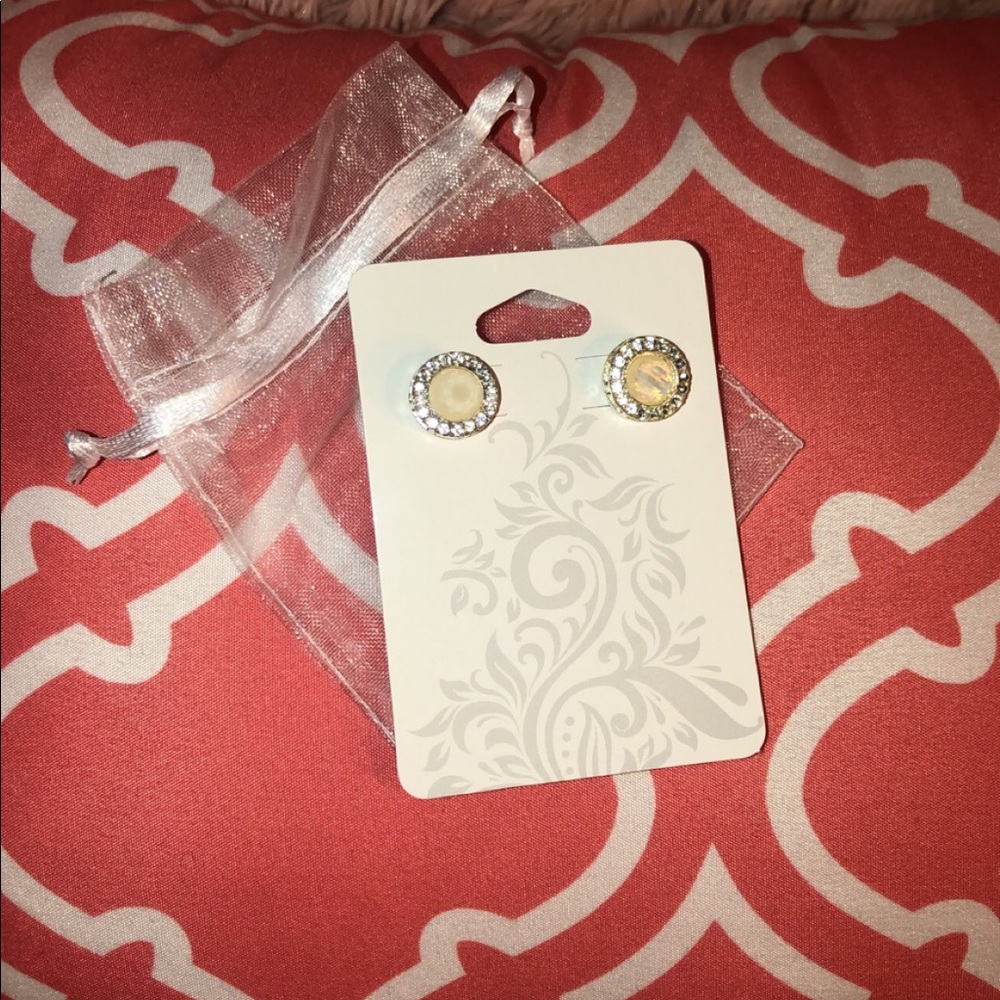 Large sized stud earrings